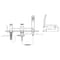 Alfi Brand Brushed Nickel Deck Mount 3 Hole Tub Filler & Shower Head AB2464-BN - alternate 4